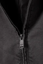 LOOSE HOODED CANVAS JACKET gf