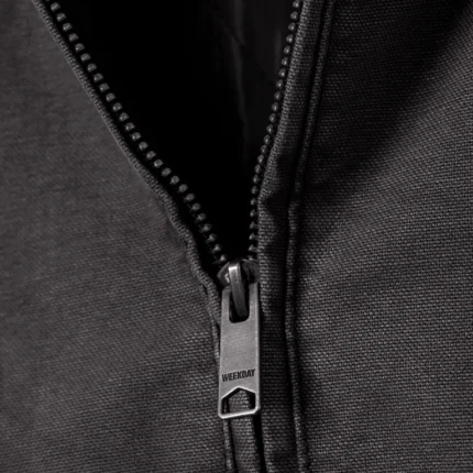 LOOSE HOODED CANVAS JACKET gf
